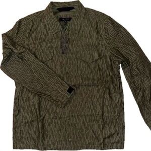 Rag & Bone New York - Green Pin Camo Flight Printed Cotton Coaches Jacket - M